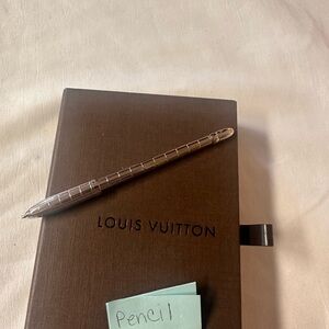 Louis Vuitton Mechanical Pencil station stainless steel with box